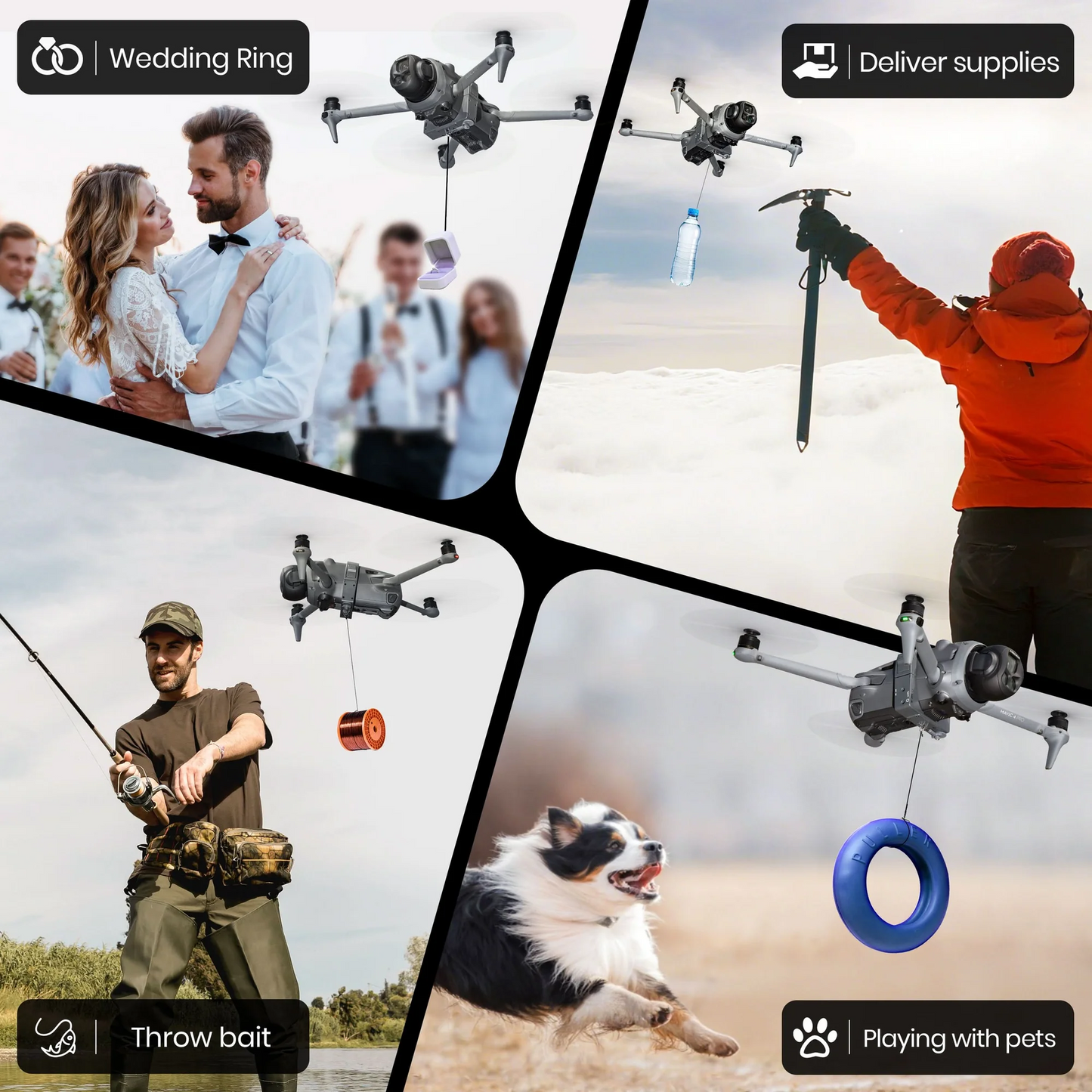 STARTRC Air Drop System and External Mount for DJI Mavic 4 Pro