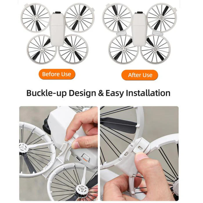 SUNNYLIFE Anti Shake 2 in 1 Buckle for DJI Flip (Grey)