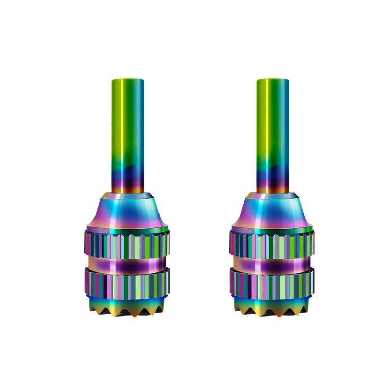 NIVIK Stainless Steel Joystick Thumb Rocker For DJI RC Pro 2 (Silver & Colorful)