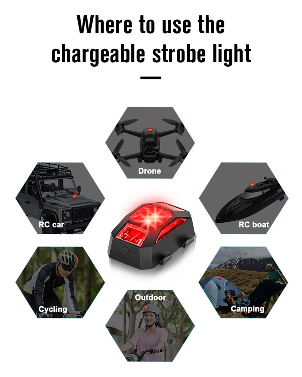STARTRC 4 Colors Drone Strobe Lights