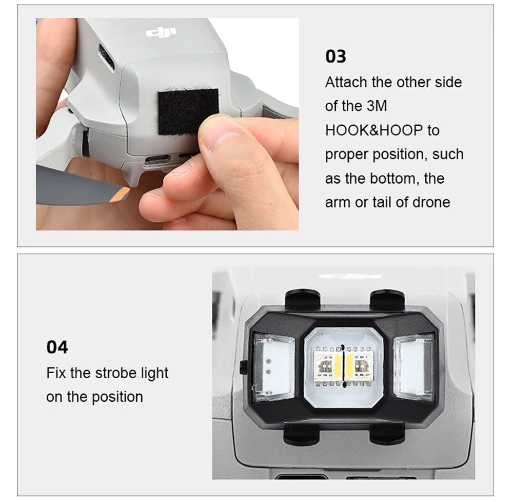 STARTRC 4 Colors Drone Strobe Lights