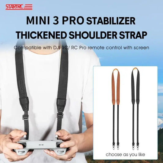 STARTRC Adjustable Neck Strap for DJI RC/ RC 2 / RC Pro (BROWN)