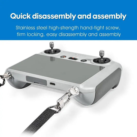 STARTRC Adjustable Neck Strap for DJI RC / RC 2 / RC Pro (BLACK)