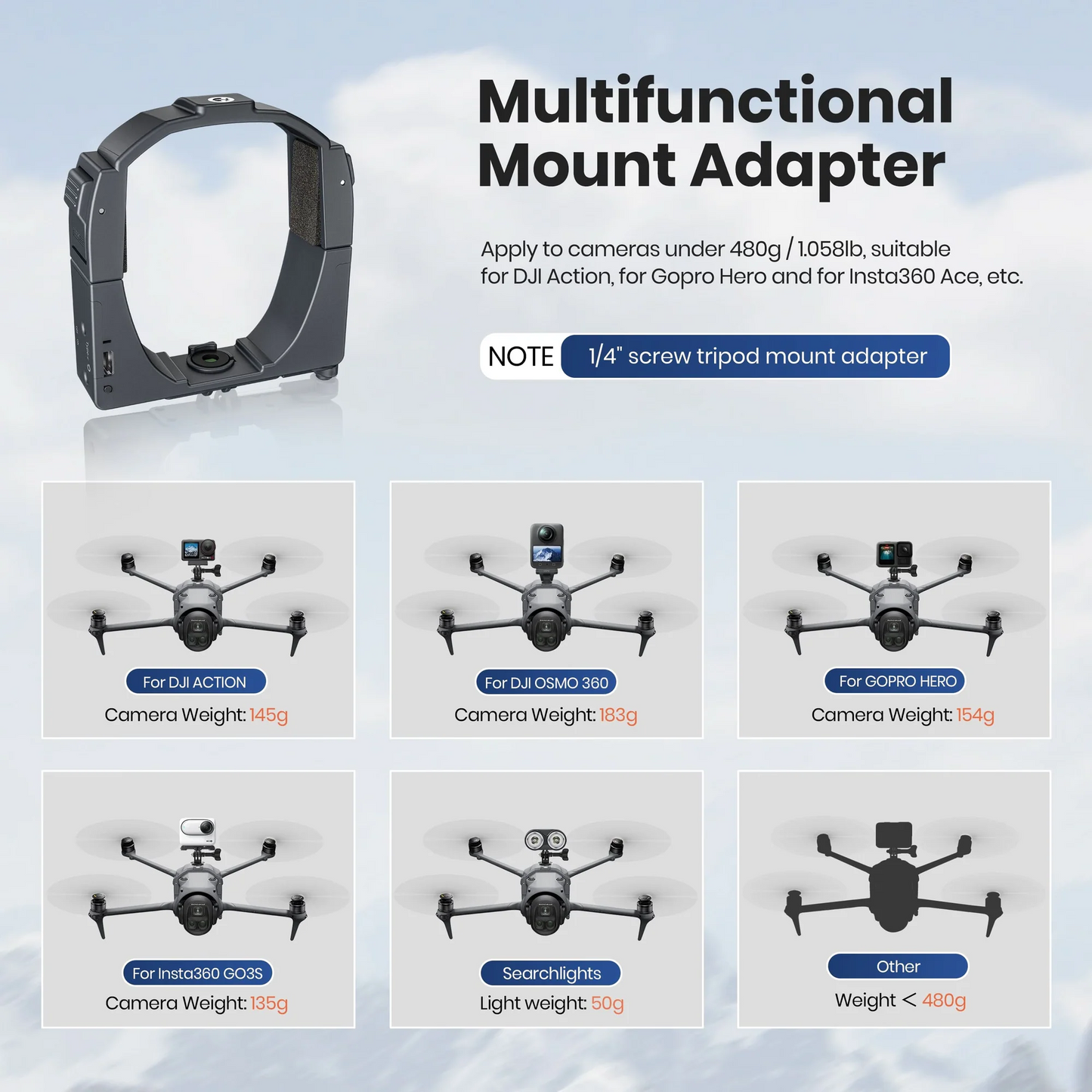 STARTRC Air Drop System and External Mount for DJI Mavic 4 Pro