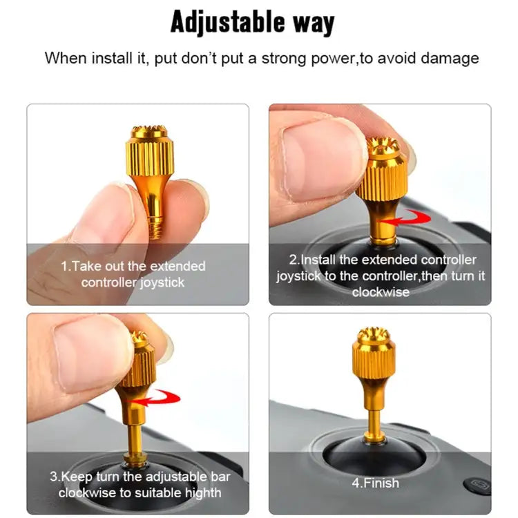 Adjustable joystick upgrade kit