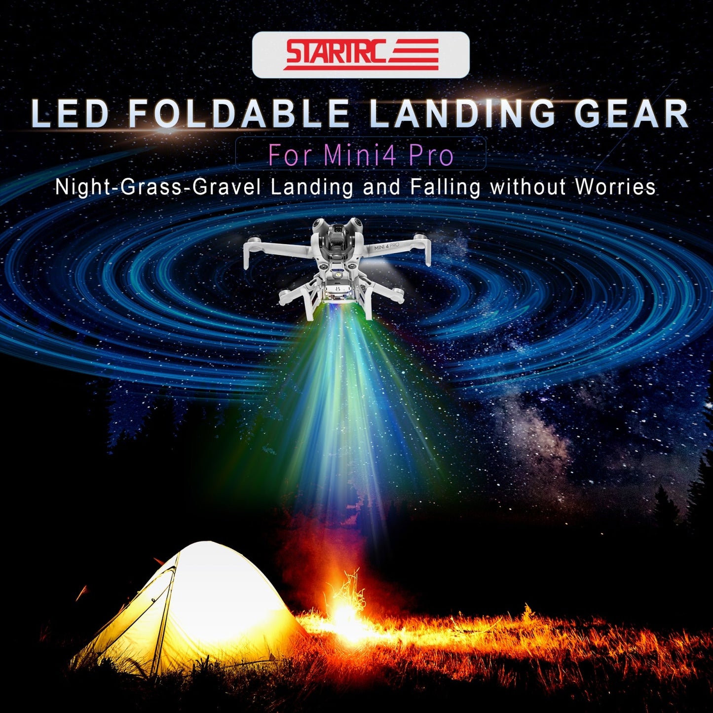 STARTRC LED Landing Gear for DJI Mini 4 Pro