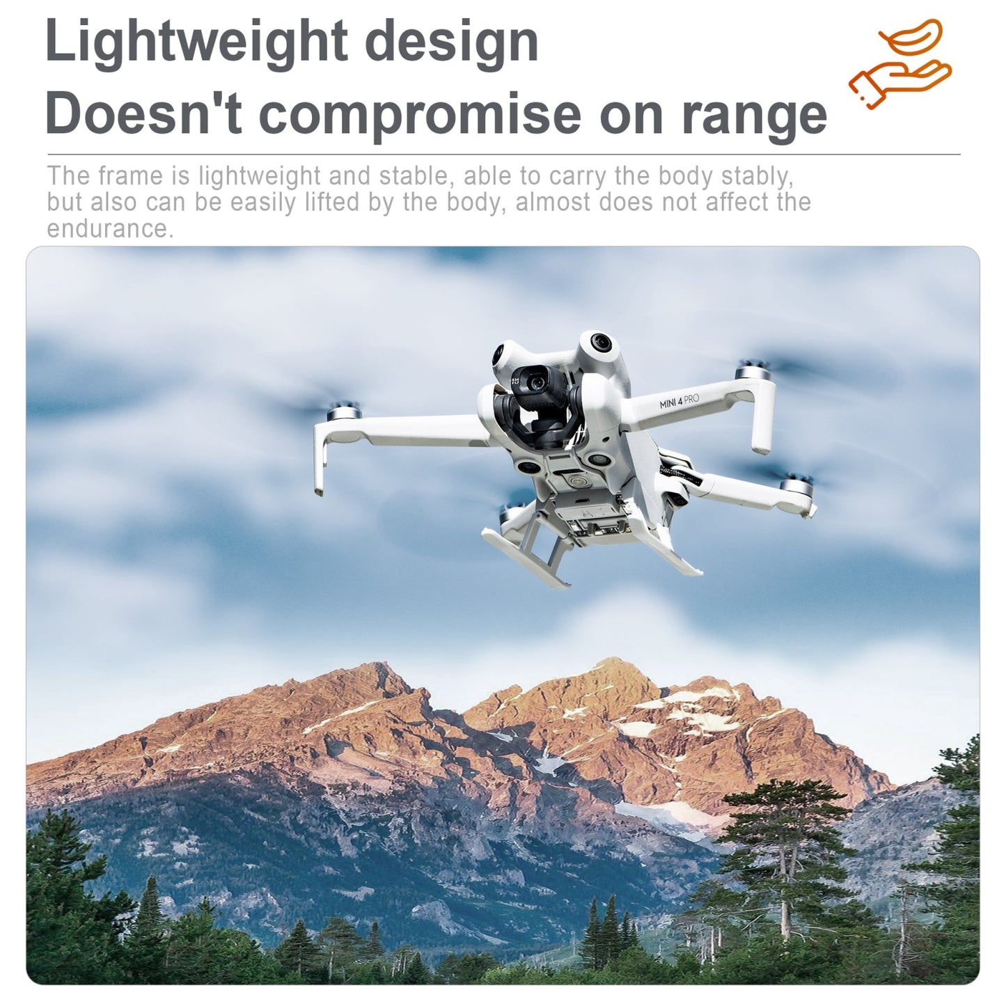 STARTRC LED Landing Gear for DJI Mini 4 Pro