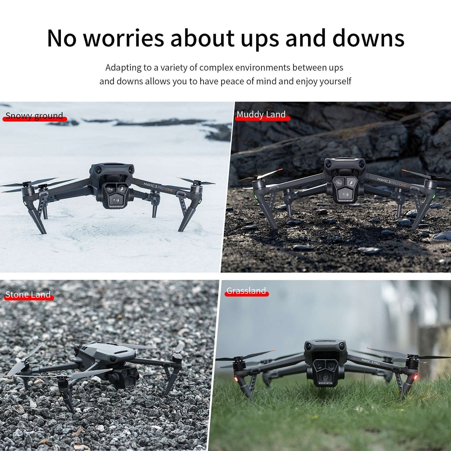 STARTRC Extended Landing Gear Kit for DJI Mavic 3 Pro