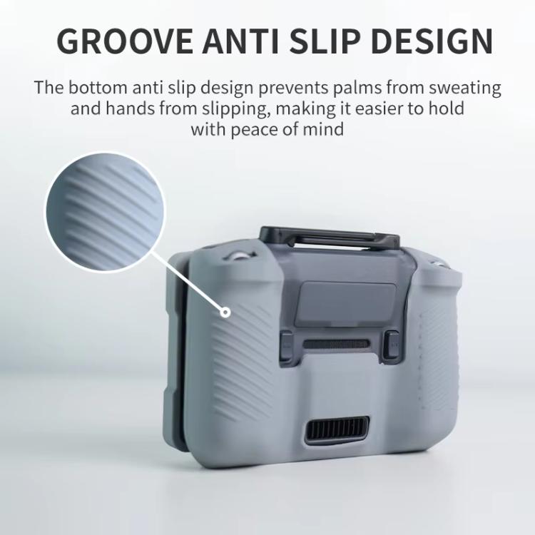 CYNOVA Silicone Screen and Body Protective Cover (Grey) for DJI RC Pro 2