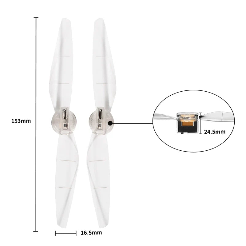 STARTRC LED Flashing Propellers for DJI Mini 4 Pro and Mini 3 Series