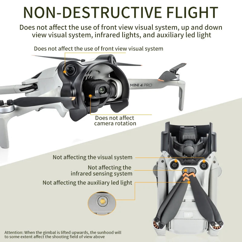 STARTRC Gimbal Lends Sun Hood for DJI Mini 4 Pro
