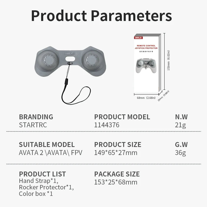 STARTRC Joysticks Cover for DJI FPV Remote Controller 2 / 3