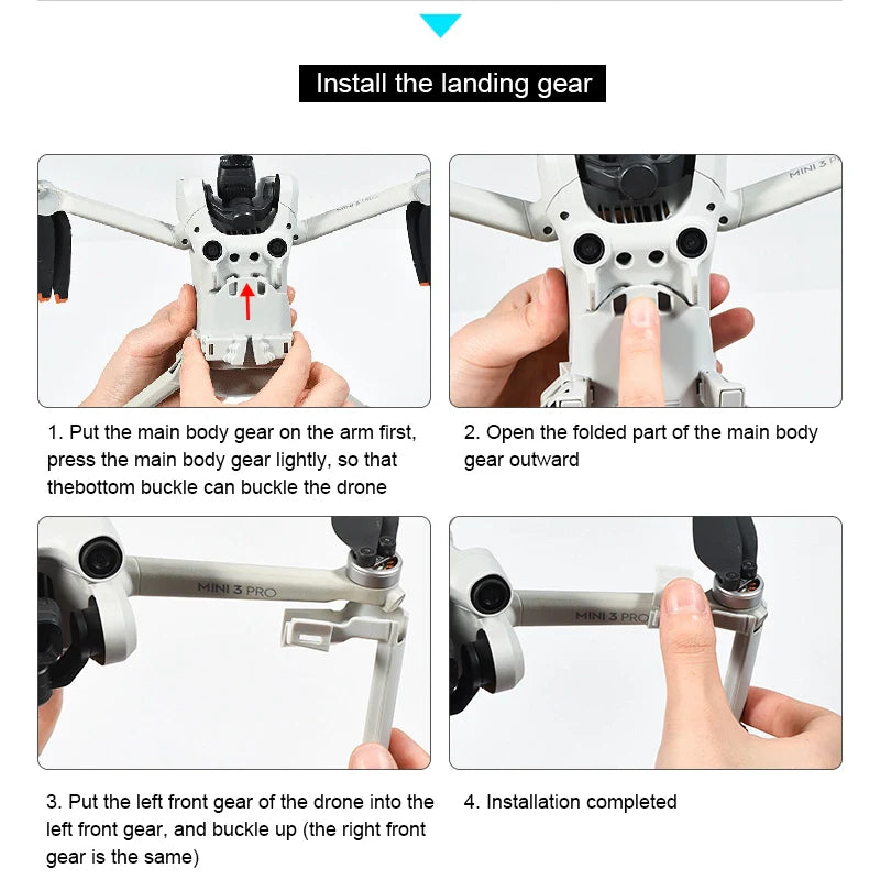 STARTRC Extended Landing Gear for DJI Mini 3 Pro