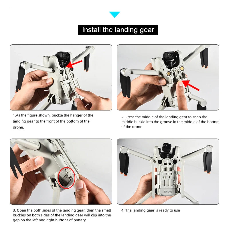 STARTRC Foldable Landing Gear for DJI Mini 3 Pro