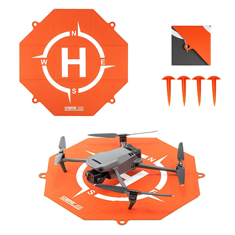 STARTRC Octagon Landing Pad (Orange and Gray) (50*50cm)