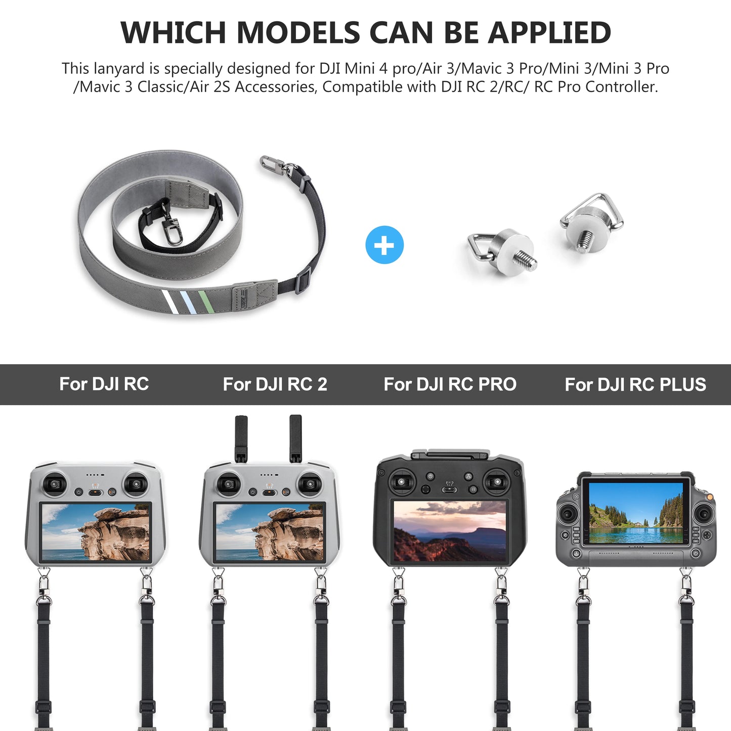 STARTRC Neck Strap for DJI RC / RC 2 / RC Pro / RC Plus