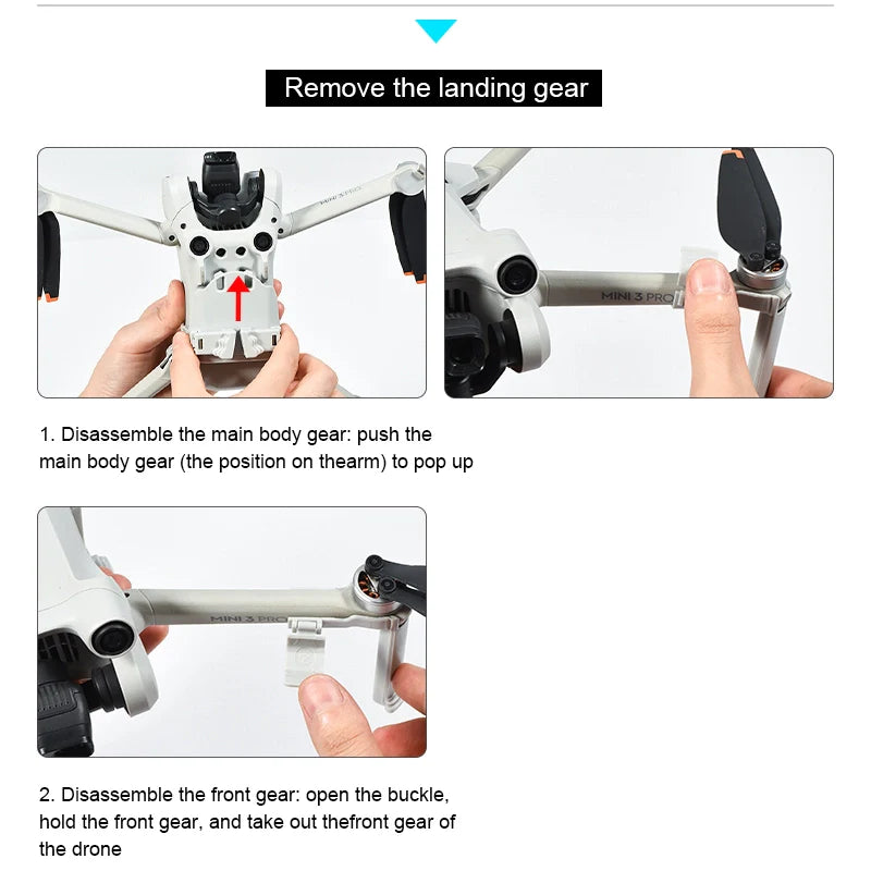 STARTRC Extended Landing Gear for DJI Mini 3 Pro