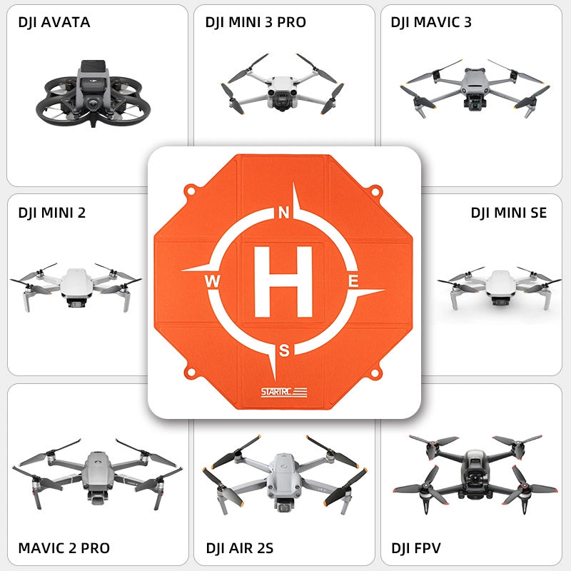 STARTRC Octagon Landing Pad (Orange and Gray) (50*50cm)