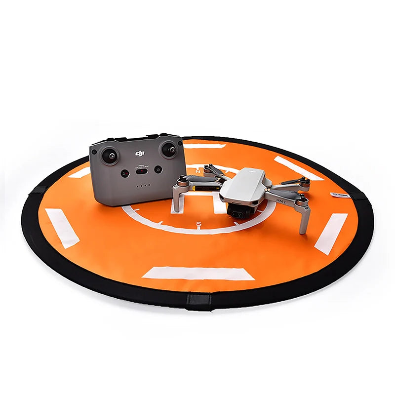 STARTRC Circular Landing Pad with Reflective Strips (56cm) Orange and Black