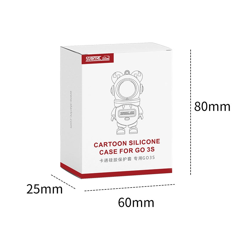 STARTRC Silicone Cover Stand for Insta360 Go 3S (Blue)