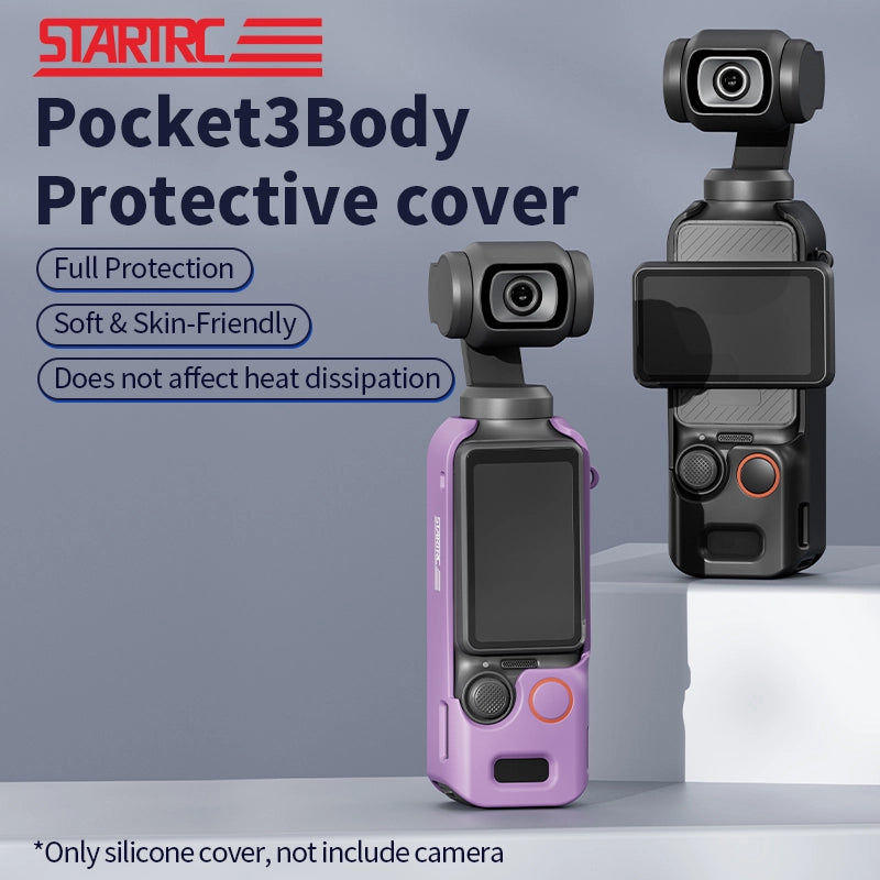 STARTRC TPU Protective Cover for DJI Pocket 3 (Black)