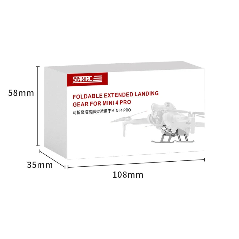 STARTRC Foldable Landing Gear for DJI Mini 4 Pro