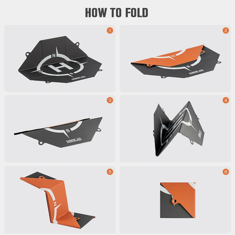 STARTRC Octagon Landing Pad (Orange and Gray) (50*50cm)