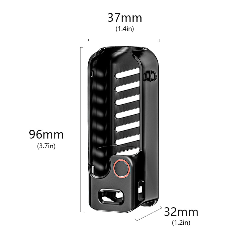 STARTRC TPU Protective Cover for DJI Pocket 3 (Black)