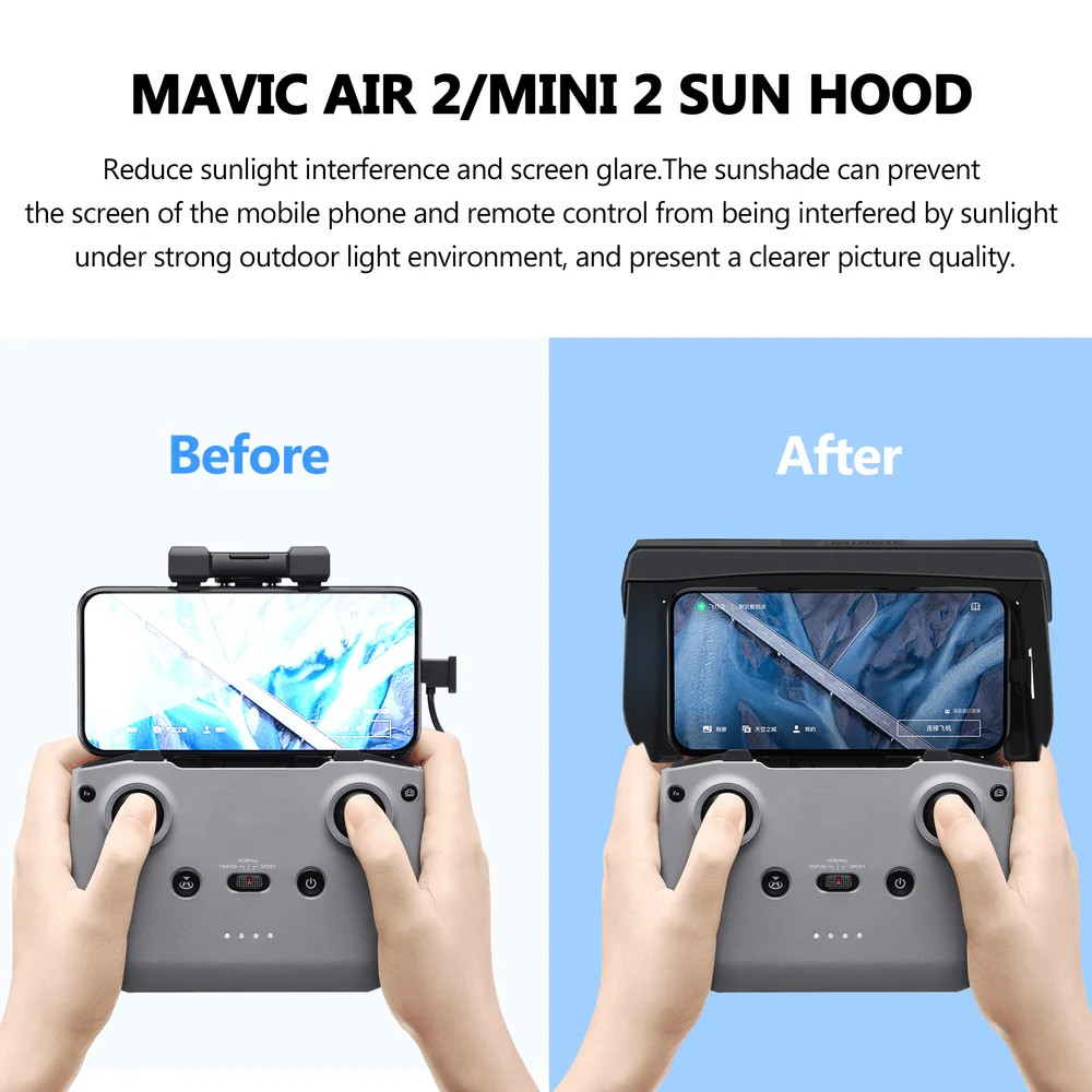 STARTRC Sun Hood for DJI RC-N1 (4.4 to 7 Inches Smartphone)
